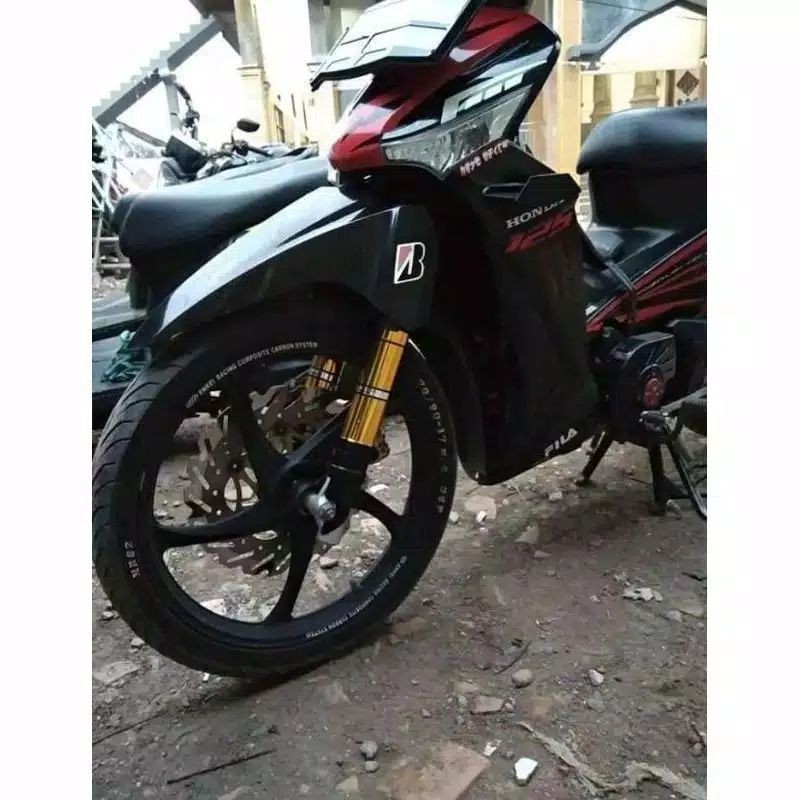 CofferSook/Pelindung Sok Supra X karbu (Cakram) / Kharisma (Cakram), Pelindung Sok Depan All