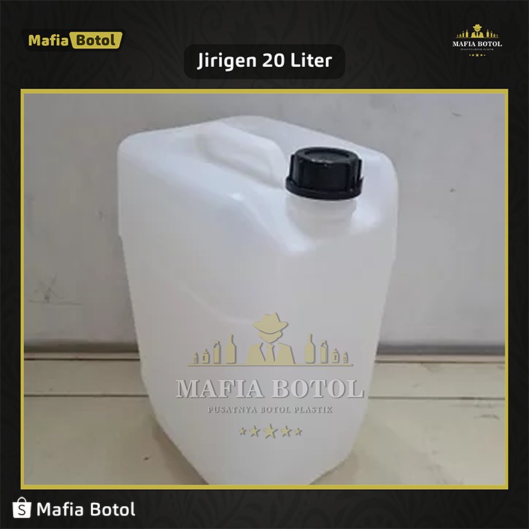 Jerigen 20 Liter Jerigen baru Hdpe kemasan plastik curigen