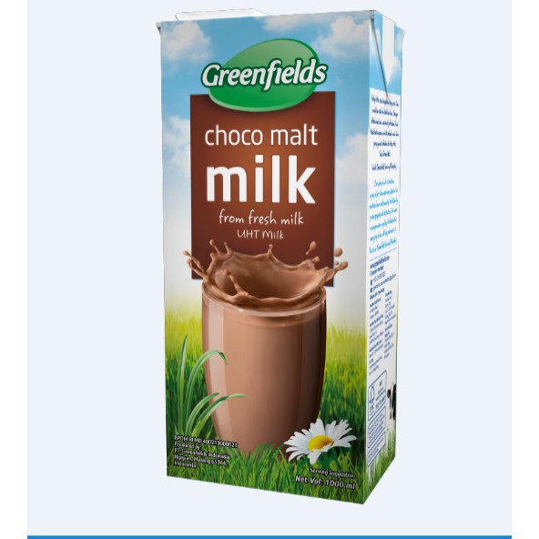 

Susu UHT Greenfields Chochomalt 1000 ml