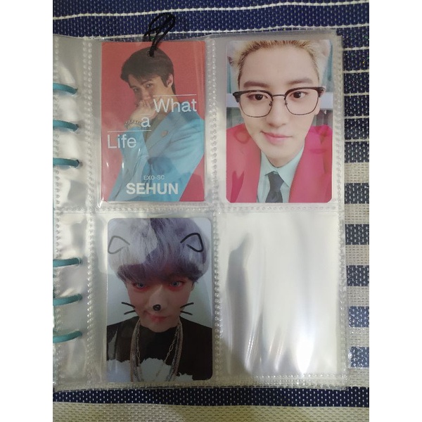 Chanyeol Photocard Tempo, What a Life, Sehun What a Life