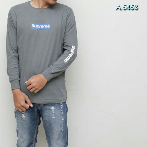 Kaos Supreme - Lengan Panjang Mambo A-5453 Kaos Pria / Kaos Keren / Kaos Distro / Baju Grosir