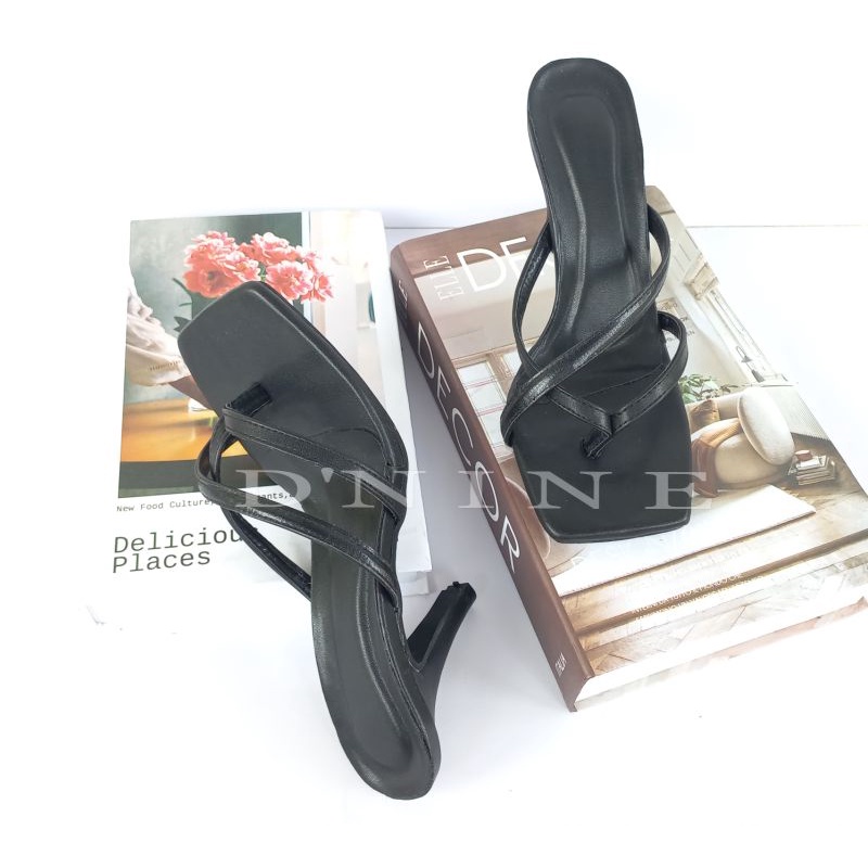 Sandal Wanita heels tali jepit RD 05