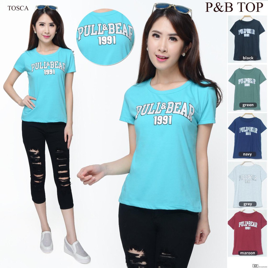 KAOS CEWEK PULL&BEAR