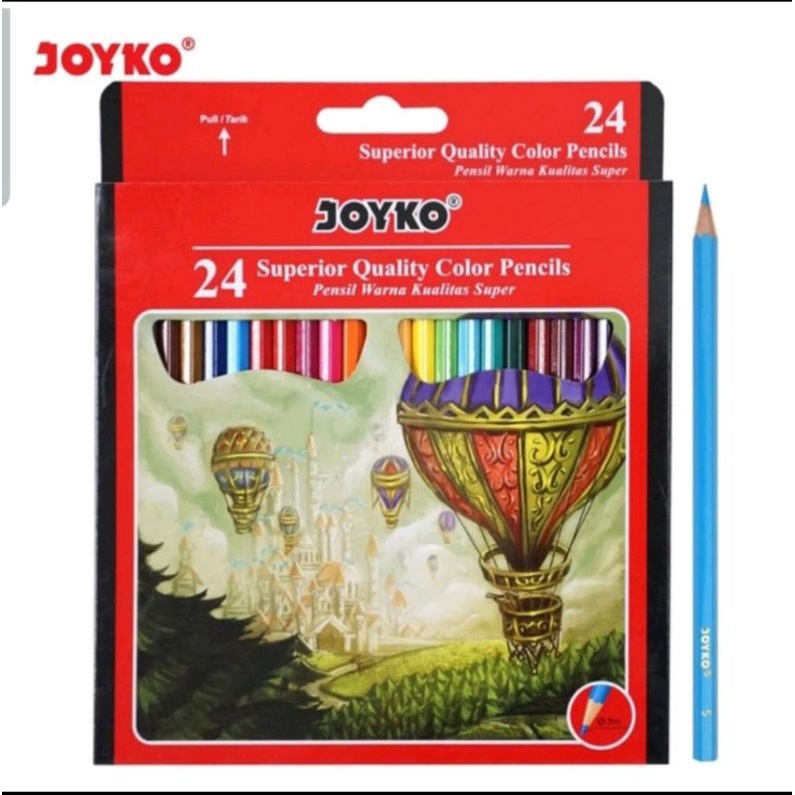 

Pensil Warna Joyko Panjang CP-101 isi 24 Warna