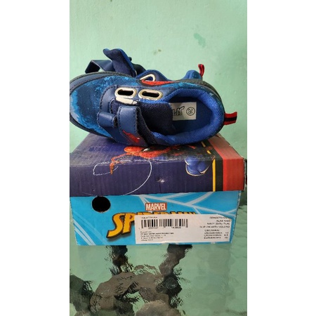 sepatu anak preloved spiderman marvel