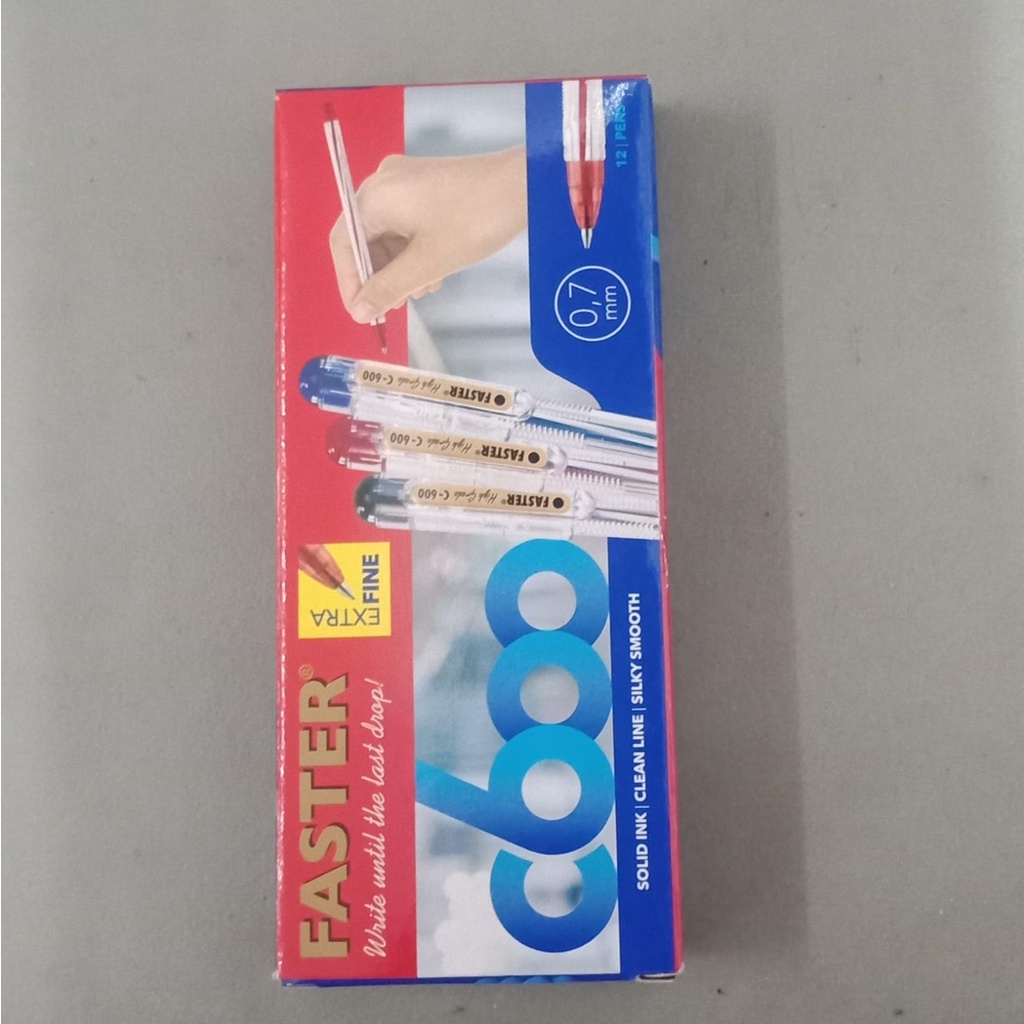 Pulpen Faster C600 ISI 12 PCS