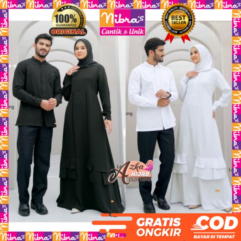 NIBRAS BAJU COUPLE HAJI DAN UMROH / NB B94 NIBRAS / NSK 94 NIBRAS / SARIMBIT NIBRAS BAJU COUPLE PASA
