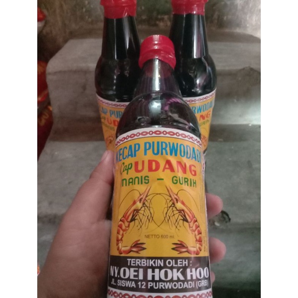 

KECAP UDANG BOTOL MANIS GURIH ASLI PURWODADI 600ML