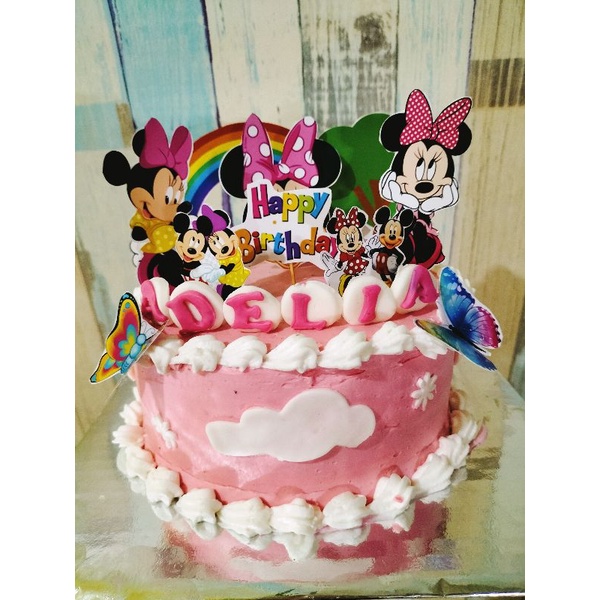 

kue ultah Minnie mouse