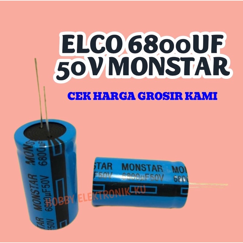 ELCO 6800UF 50V MONSTAR