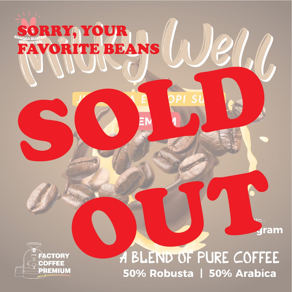 

Biji Kopi Milky Well Blend 50/50 Harga Grosir 1KG - Beans