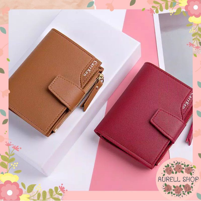 [ COD ] Dompet Lipat Wanita Import Fashion Korea / Dompet Mini Wanita / Dompet Pendek Wanita-2