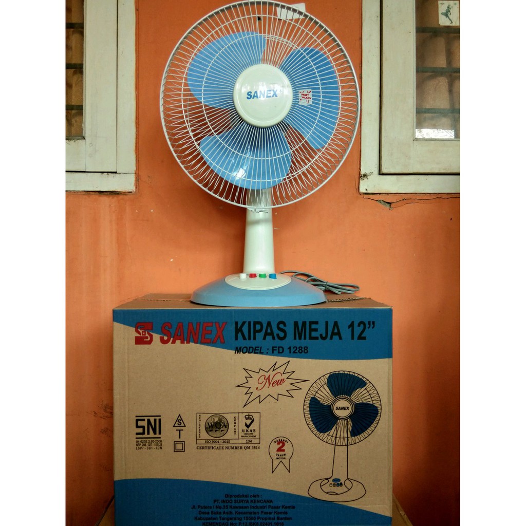  KIPAS  ANGIN  MEJA SANEX FD 1288 Shopee Indonesia 