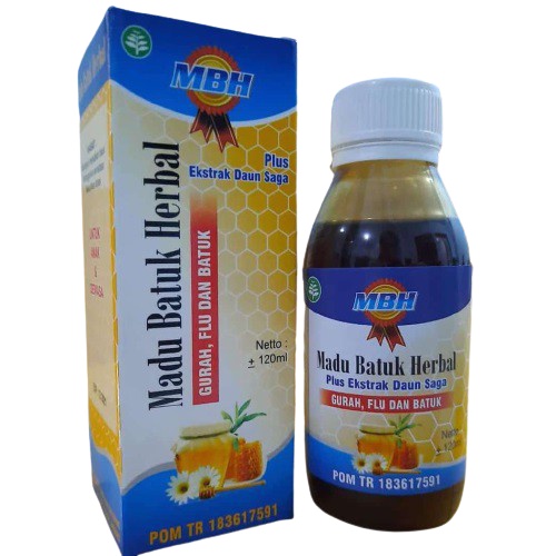 

MBH madu batuk herbal plus ekstrak daun saga