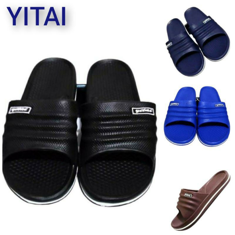 (COD) Sandal Selop Kokop Pria Karet Yitai 810