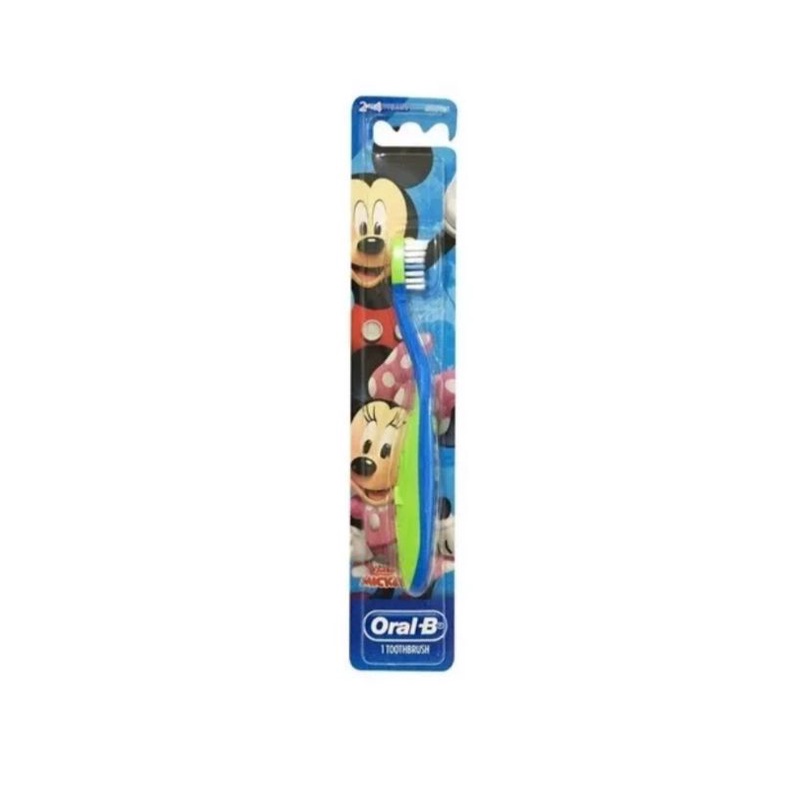 Oral-B Kids soft toothbrush stage 2 (2-4Tahun) Disney mickey / Sikat gigi anak oral B stages 2