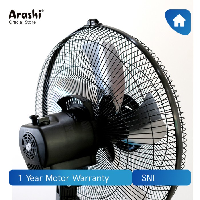 Kipas Angin Berdiri Arashi AFS 1604 - Stand Fan 16 inch 50 Watt Arashi AFS1604