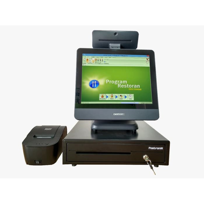 Paket Komputer Kasir Restoran Touch Screen + Software Restoran