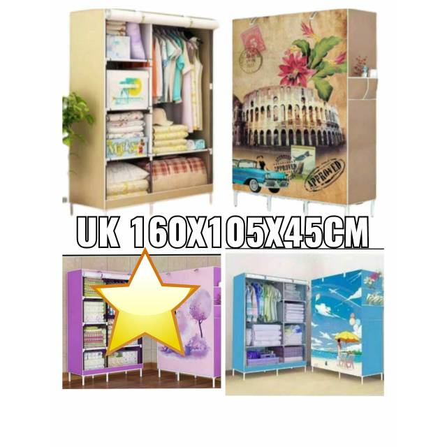 Lemari baju portabel