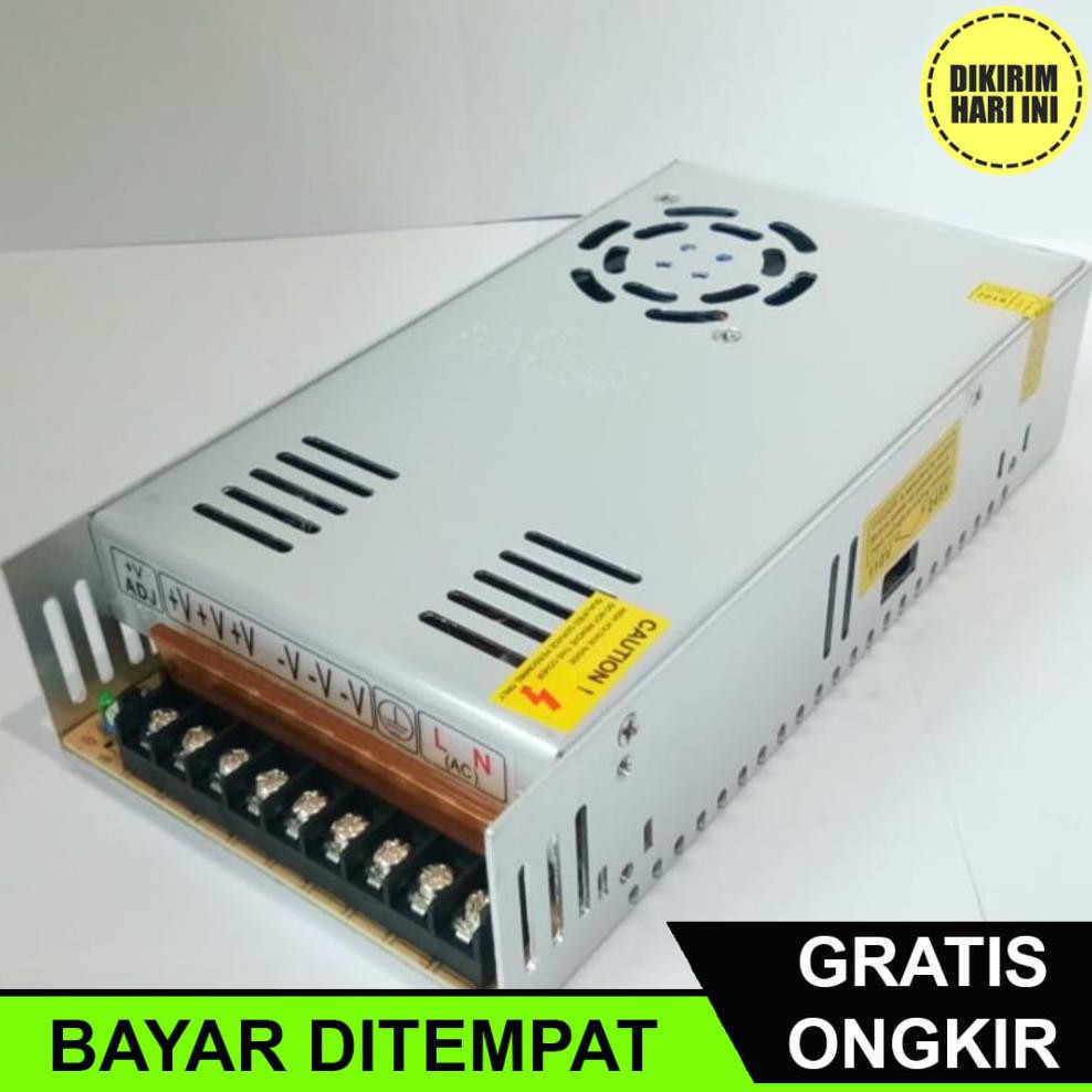 Jual (BAYAR DITEMPAT) JE3025 POWER SUPPLY SWITCHING 12V 30A 360 WATT ...