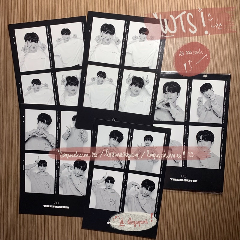 TREASURE POB YGS 4CUT (HARUTO JUNKYU JEONGWOO)