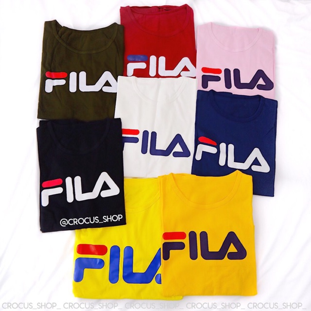 CS Kaos Cewek FILA  T SHIRT TUMBLR TEE Shopee  Indonesia