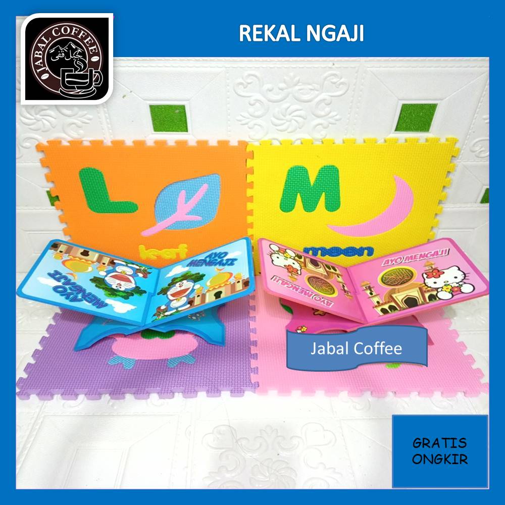 Meja Baca Al Quran / Meja Lipat Al Quran / Meja Lipat Ngaji Karakter Anak / Rekal Al Quran J156