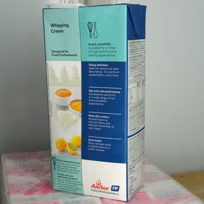 

Krim- Anchor Whipping Cream 1Liter -Krim.