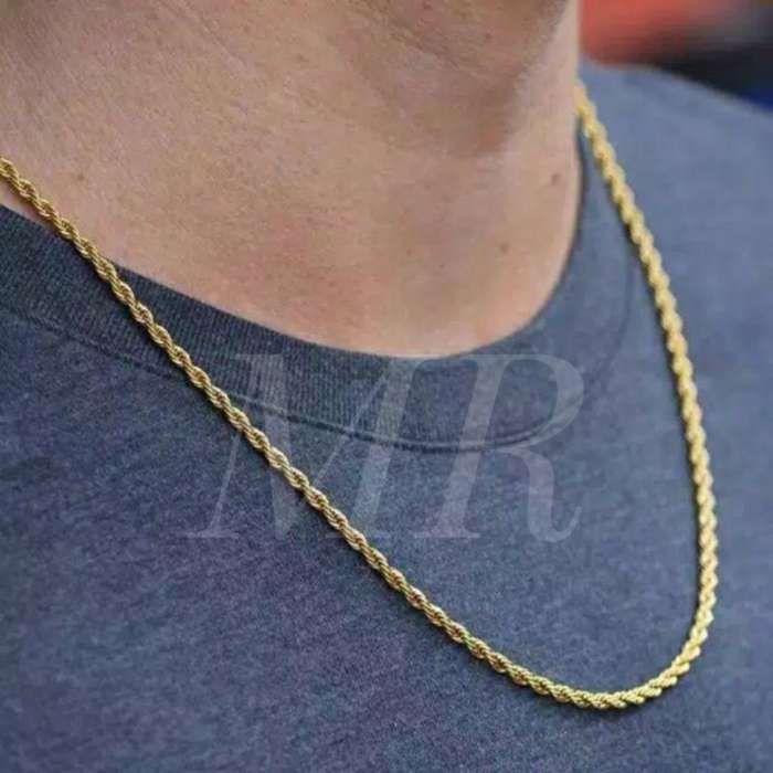 kalung tambang titanium / kalung titanium pria dan wanita