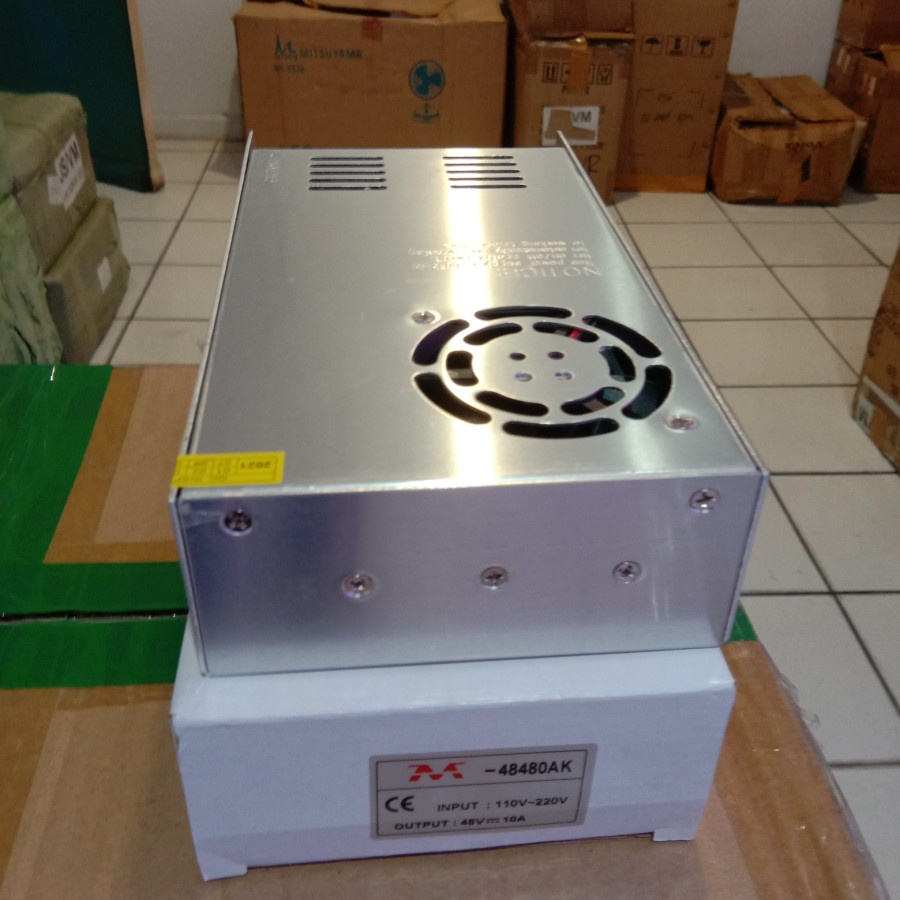 Power Supply Switching Adaptor Jaring 48V 10A PSU 48 Volt 10 Amper