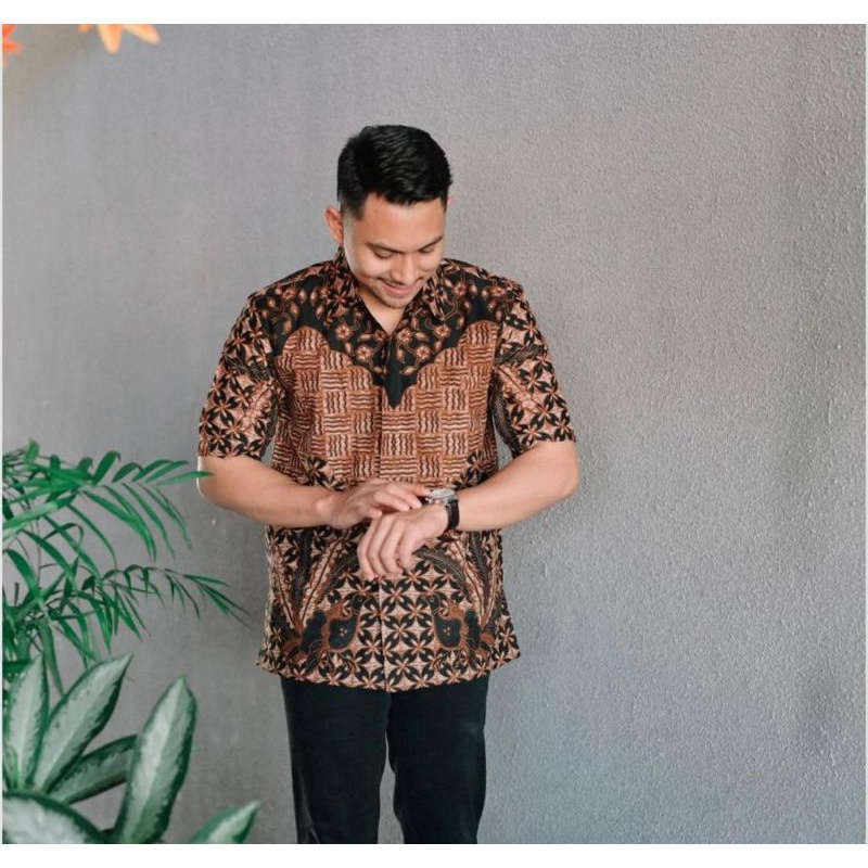 BATIK PRIA LENGAN PENDEK | BATIK PREMIUM  | BATIK FULL FURING