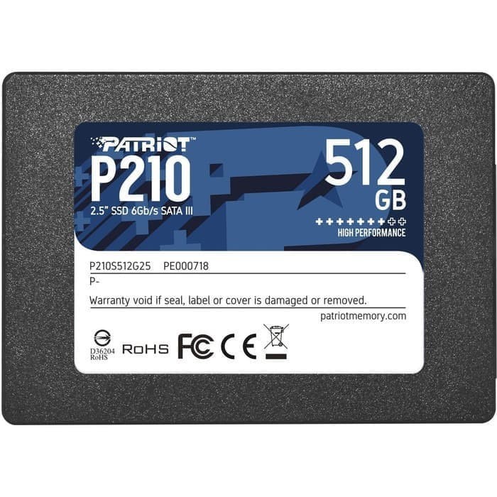 SSD PATRIOT P210 512GB - 2.5&quot; SATA3