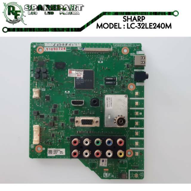 MB TV LED SHARP LC-32LE240M Mainboard tv led sharp lc 32le240 m