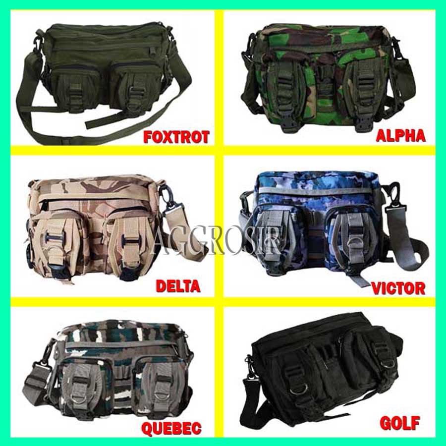 TAS PRIA SELEMPANG KEMPOL TACTICAL ARMY Z0170A