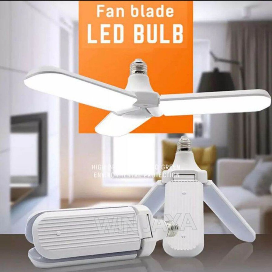 LAMPU LED 50 WATT MODEL KIPAS 50 WATT LED BULB FAN BLADE BOHLAM KIPAS