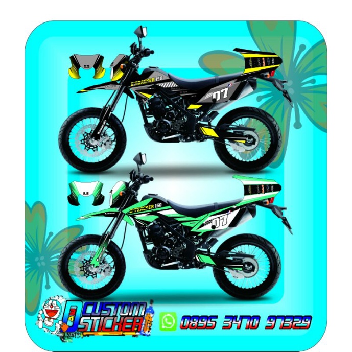 DECAL KLX DTRACKER/DECAL KLX OLD/DECAL KLX GORDON/DECAL KLX BF