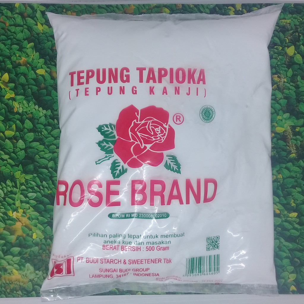 

Tepung Tapioka Tepung Kanji Rose Brand 500 gram
