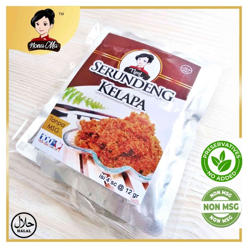 

Serundeng Kelapa isi 3 pc | Lauk Instan Camping/Kost/Boarding/Traveling Tanpa MSG