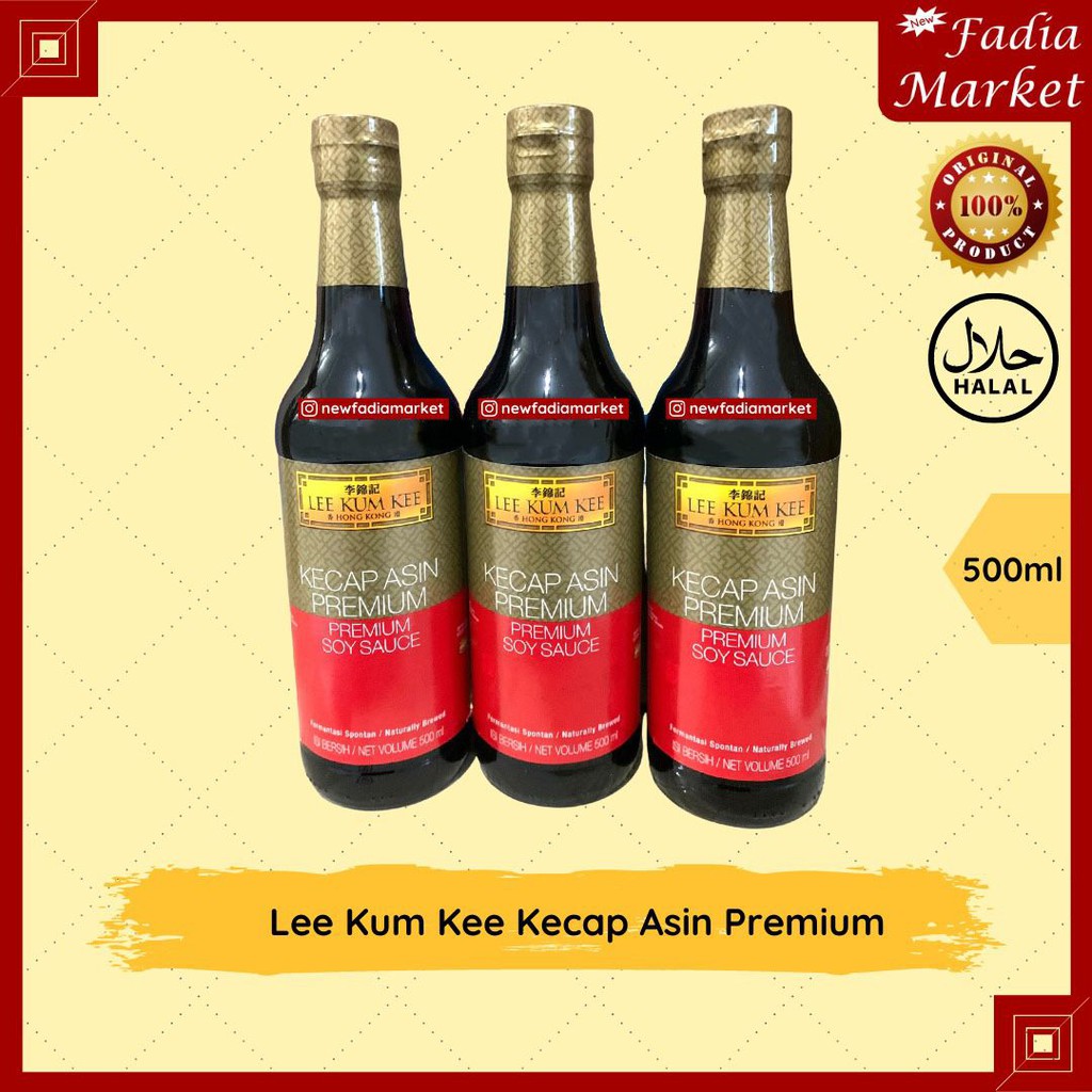 

Lee Kum Kee Kecap Asin Premium (Premium Soy Sauce) 500ml