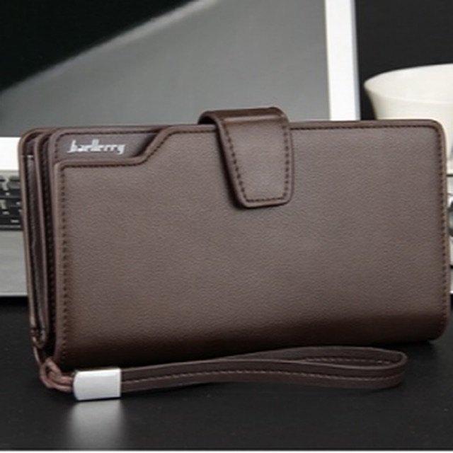 Dompet kulit impor long wallet multi card