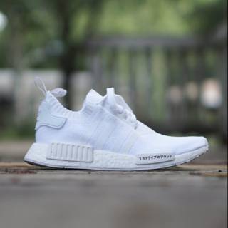 adidas NMD R1 Primeknit Triple White Japan adidas NMD R1 Primeknit Triple White Japan