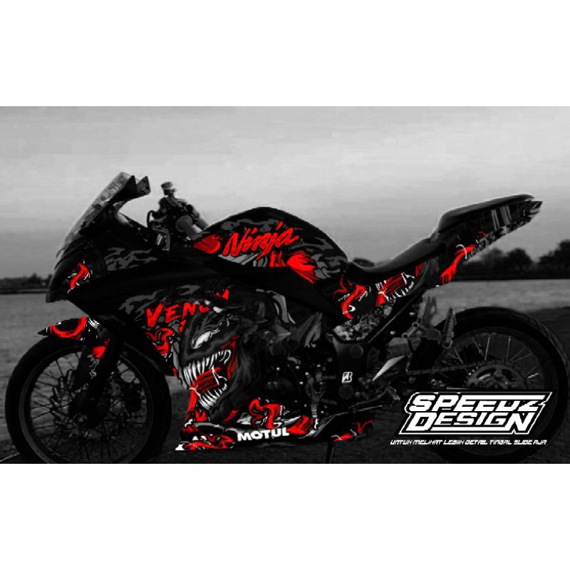 decal ninja 250 fi Venom full body