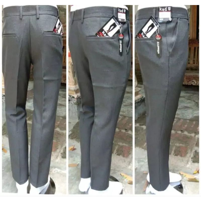 CELANA BAHAN WOLL  FORMAL REGULAR/SLIMFIT