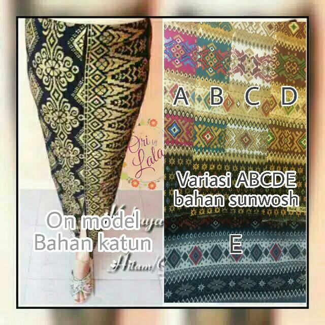 Rok Prada Batik Panjang Wajik Serian Warna Asmat Motif Songket