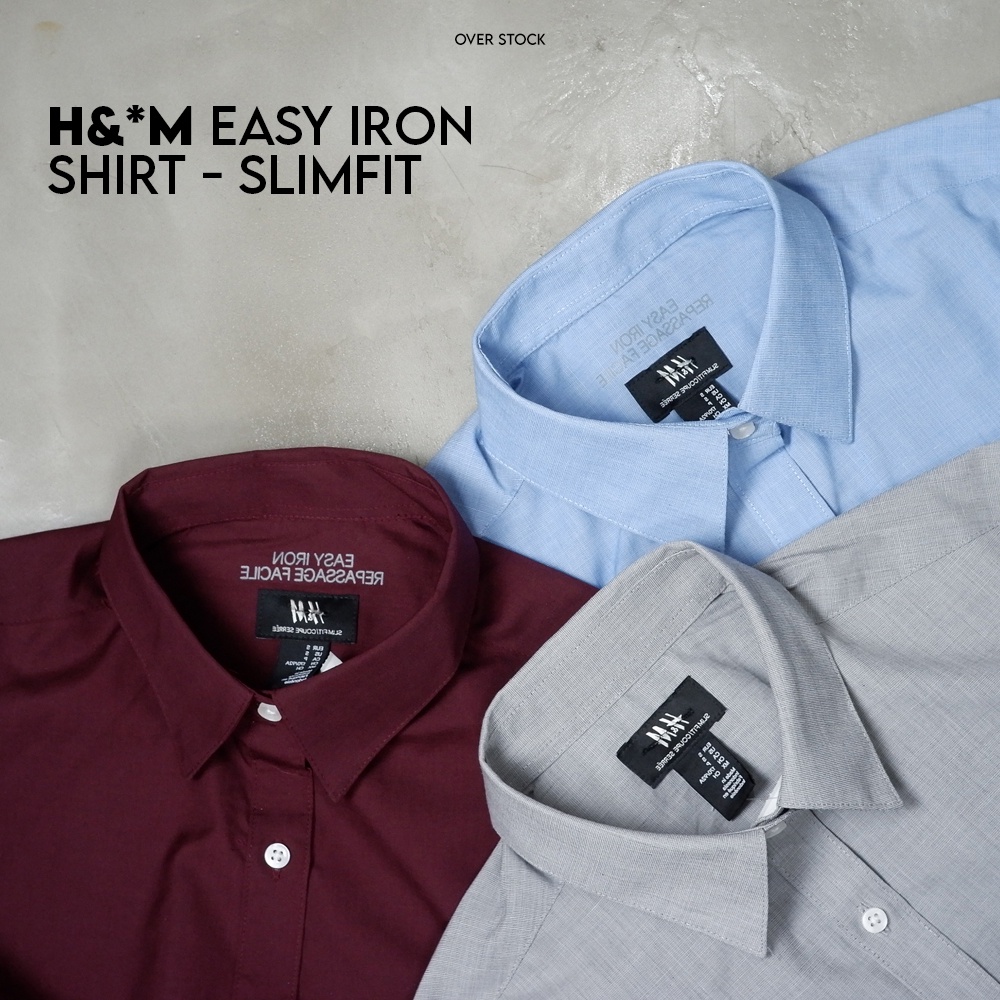 H&amp;*M Easy Iron Slimfit Shirt