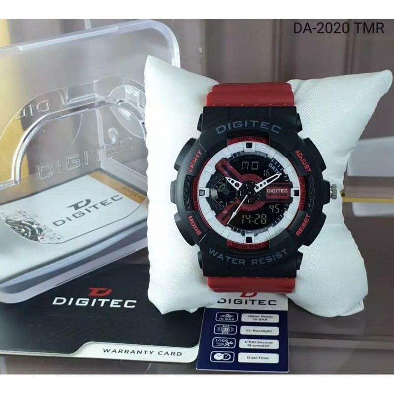 JAM PRIA JAM TANGAN DIGITEC 2020 DG2020 PRIA DUAL TIME ORIGINAL GARANSI