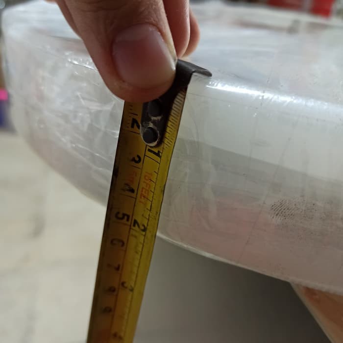 talenan bulat tebal bahan plastik pvc martabak cincang daging 40 cm