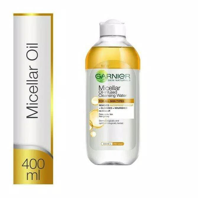Garnier Micellar Oil-Infused Cleansing Water 400 ml -KUNING