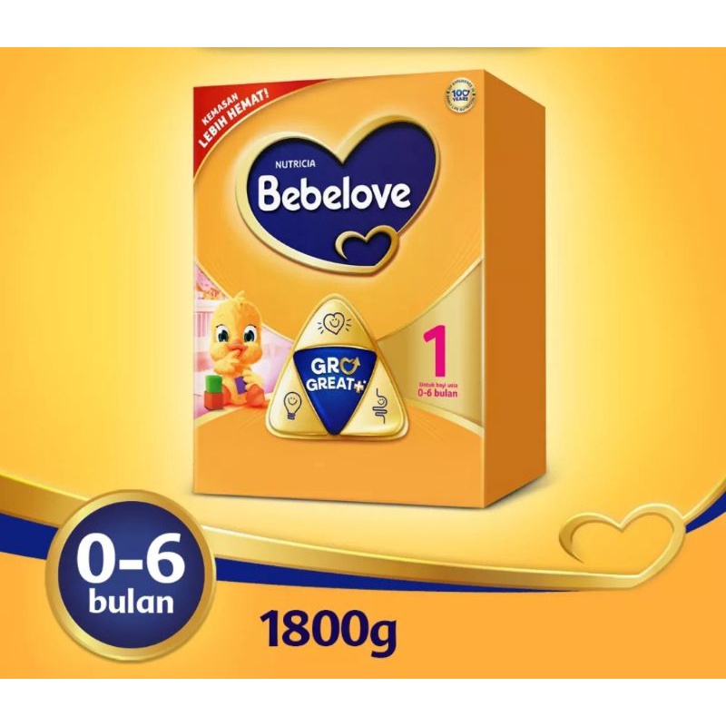 BEBELOVE 1 BEBELOVE 2 1800gr kemasan dus