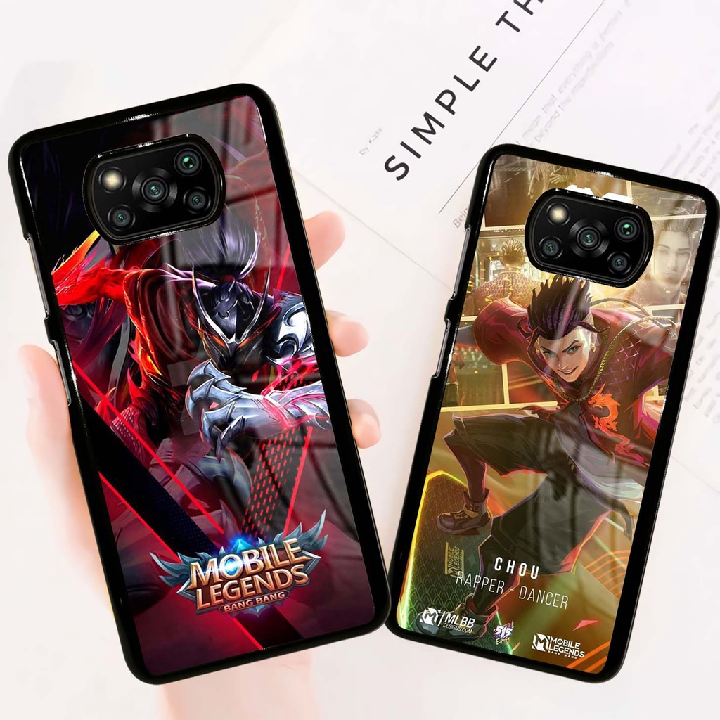 [PX05] Case Kilau Poco Phone X3 | X3 NFC | X3 PRO | Casing Hp Xiaomi Mobile Legend ML Hayabusa Lesle